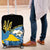 Ukraine Independence Day Luggage Cover Slava Ukraini Ukrainian Trident With Sunflowers - Wonder Print Shop