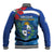 Uruguay Independence Day Baseball Jacket 25 De Agosto Coat Of Arms With Ceibo - Wonder Print Shop