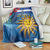 Uruguay Independence Day Blanket 25 De Agosto Coat Of Arms With Ceibo