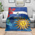 Uruguay Independence Day Blanket 25 De Agosto Coat Of Arms With Ceibo