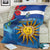 Uruguay Independence Day Blanket 25 De Agosto Coat Of Arms With Ceibo