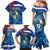 Uruguay Independence Day Family Matching Mermaid Dress and Hawaiian Shirt 25 De Agosto Coat Of Arms With Ceibo - Wonder Print Shop