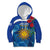 Uruguay Independence Day Kid Hoodie 25 De Agosto Coat Of Arms With Ceibo - Wonder Print Shop