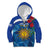 Uruguay Independence Day Kid Hoodie 25 De Agosto Coat Of Arms With Ceibo - Wonder Print Shop