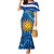 Uruguay Independence Day Mermaid Dress 25 De Agosto Coat Of Arms With Ceibo - Wonder Print Shop