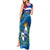 Uruguay Independence Day Tank Maxi Dress 25 De Agosto Coat Of Arms With Ceibo - Wonder Print Shop