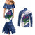 Custom Scotland Rugby Couples Matching Mermaid Dress and Long Sleeve Button Shirt 2024 Go Champions Scottish Thistles