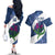 Custom Scotland Rugby Couples Matching Off The Shoulder Long Sleeve Dress and Hawaiian Shirt 2024 Go Champions Scottish Thistles - Wonder Print Shop