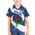 Custom Scotland Rugby Family Matching Off The Shoulder Long Sleeve Dress and Hawaiian Shirt 2024 Go Champions Scottish Thistles - Wonder Print Shop