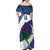 Custom Scotland Rugby Family Matching Off Shoulder Maxi Dress and Hawaiian Shirt 2024 Go Champions Scottish Thistles - Wonder Print Shop