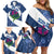 Custom Scotland Rugby Family Matching Off Shoulder Short Dress and Hawaiian Shirt 2024 Go Champions Scottish Thistles - Wonder Print Shop