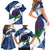 Custom Scotland Rugby Family Matching Short Sleeve Bodycon Dress and Hawaiian Shirt 2024 Go Champions Scottish Thistles - Wonder Print Shop