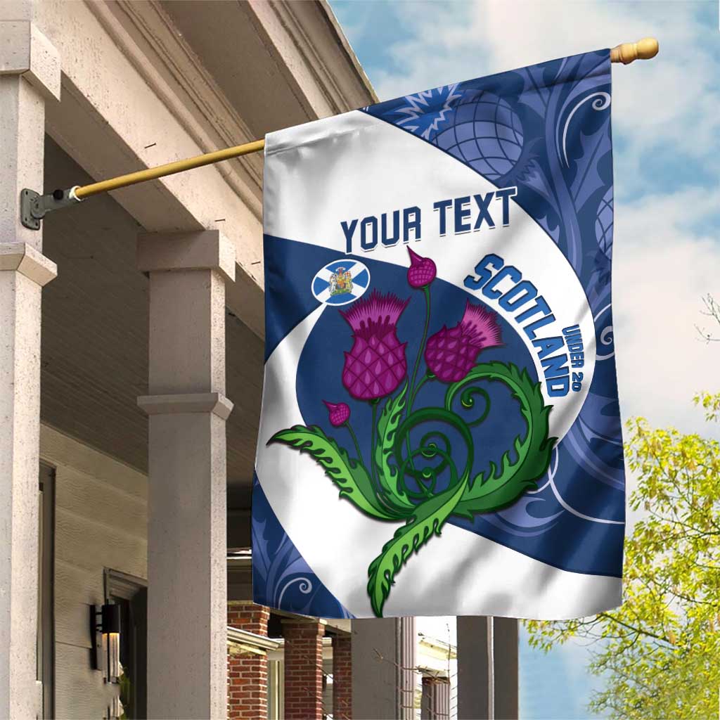 Custom Scotland Rugby Garden Flag 2024 Go Champions Scottish Thistles - Wonder Print Shop