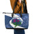 Custom Scotland Rugby Leather Tote Bag 2024 Go Champions Scottish Thistles - Wonder Print Shop