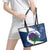 Custom Scotland Rugby Leather Tote Bag 2024 Go Champions Scottish Thistles - Wonder Print Shop