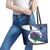 Custom Scotland Rugby Leather Tote Bag 2024 Go Champions Scottish Thistles - Wonder Print Shop