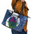 Custom Scotland Rugby Leather Tote Bag 2024 Go Champions Scottish Thistles - Wonder Print Shop