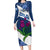 Custom Scotland Rugby Long Sleeve Bodycon Dress 2024 Go Champions Scottish Thistles - Wonder Print Shop