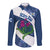 Custom Scotland Rugby Long Sleeve Button Shirt 2024 Go Champions Scottish Thistles - Wonder Print Shop