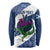 Custom Scotland Rugby Long Sleeve Shirt 2024 Go Champions Scottish Thistles - Wonder Print Shop