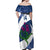 Custom Scotland Rugby Off Shoulder Maxi Dress 2024 Go Champions Scottish Thistles - Wonder Print Shop