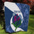 Custom Scotland Rugby Quilt 2024 Go Champions Scottish Thistles