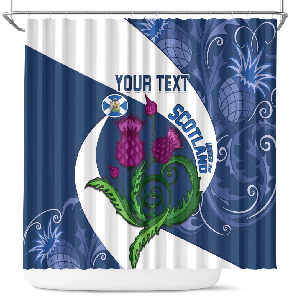 Custom Scotland Rugby Shower Curtain 2024 Go Champions Scottish Thistles