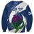 Custom Scotland Rugby Sweatshirt 2024 Go Champions Scottish Thistles