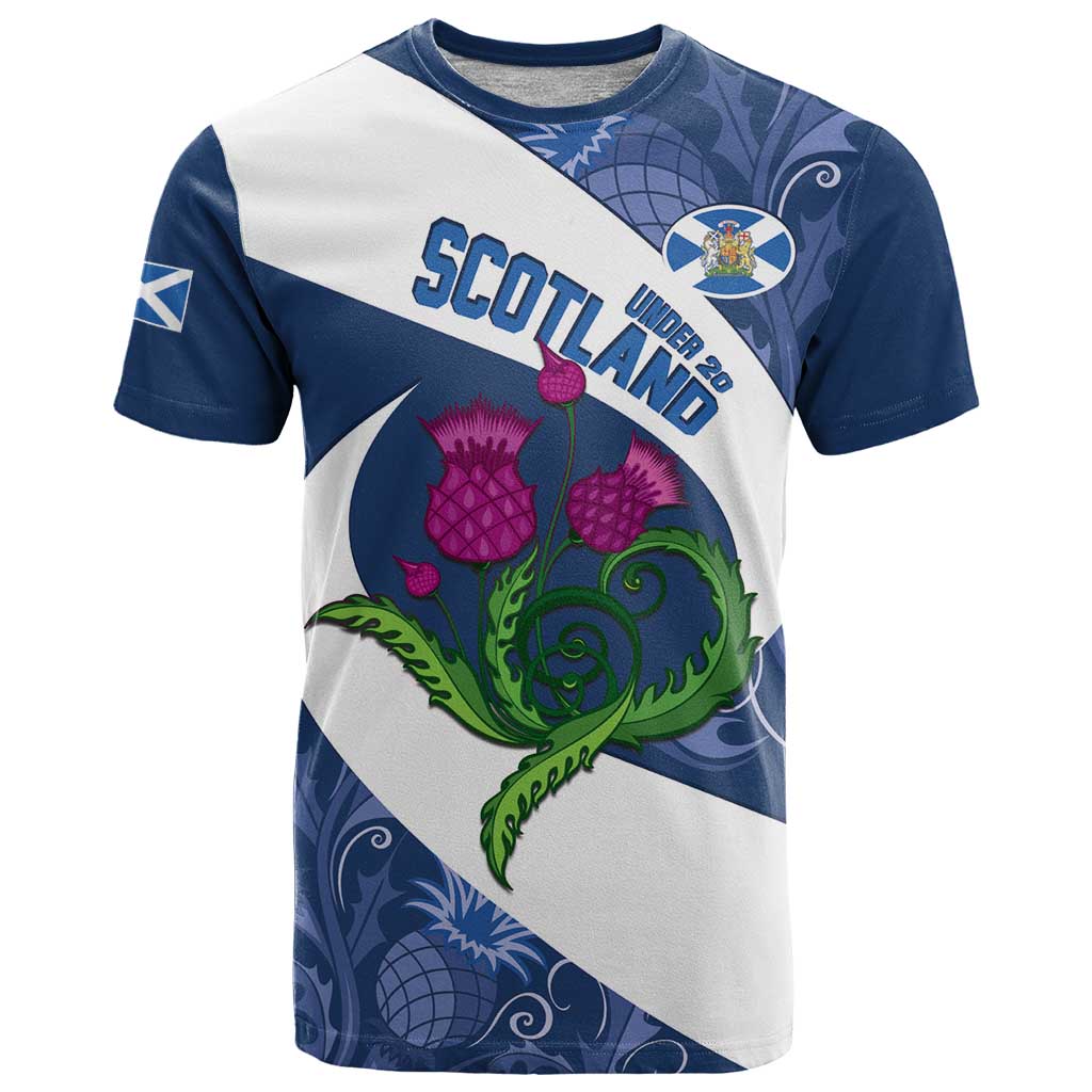 Custom Scotland Rugby T Shirt 2024 Go Champions Scottish Thistles