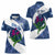 Custom Scotland Rugby Women Polo Shirt 2024 Go Champions Scottish Thistles