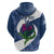 Custom Scotland Rugby Zip Hoodie 2024 Go Champions Scottish Thistles