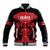 Custom Kenya Rugby Baseball Jacket 2024 Go Champions Simbas - Red