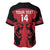 Custom Kenya Rugby Baseball Jersey 2024 Go Champions Simbas - Red