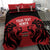 Custom Kenya Rugby Bedding Set 2024 Go Champions Simbas - Red