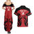 Custom Kenya Rugby Couples Matching Summer Maxi Dress and Hawaiian Shirt 2024 Go Champions Simbas - Red