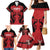 Custom Kenya Rugby Family Matching Mermaid Dress and Hawaiian Shirt 2024 Go Champions Simbas - Red