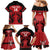 Custom Kenya Rugby Family Matching Mermaid Dress and Hawaiian Shirt 2024 Go Champions Simbas - Red