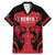 Custom Kenya Rugby Family Matching Mermaid Dress and Hawaiian Shirt 2024 Go Champions Simbas - Red