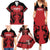 Custom Kenya Rugby Family Matching Summer Maxi Dress and Hawaiian Shirt 2024 Go Champions Simbas - Red