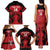 Custom Kenya Rugby Family Matching Tank Maxi Dress and Hawaiian Shirt 2024 Go Champions Simbas - Red