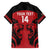 Custom Kenya Rugby Family Matching Tank Maxi Dress and Hawaiian Shirt 2024 Go Champions Simbas - Red