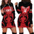 Custom Kenya Rugby Hoodie Dress 2024 Go Champions Simbas - Red