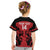 Custom Kenya Rugby Kid T Shirt 2024 Go Champions Simbas - Red