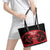 Custom Kenya Rugby Leather Tote Bag 2024 Go Champions Simbas - Red