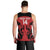 Custom Kenya Rugby Men Tank Top 2024 Go Champions Simbas - Red