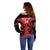 Custom Kenya Rugby Off Shoulder Sweater 2024 Go Champions Simbas - Red