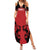 Custom Kenya Rugby Summer Maxi Dress 2024 Go Champions Simbas - Red