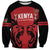 Custom Kenya Rugby Sweatshirt 2024 Go Champions Simbas - Red