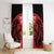 Custom Kenya Rugby Window Curtain 2024 Go Champions Simbas - Red