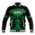 Custom Kenya Rugby Baseball Jacket 2024 Go Champions Simbas - Green